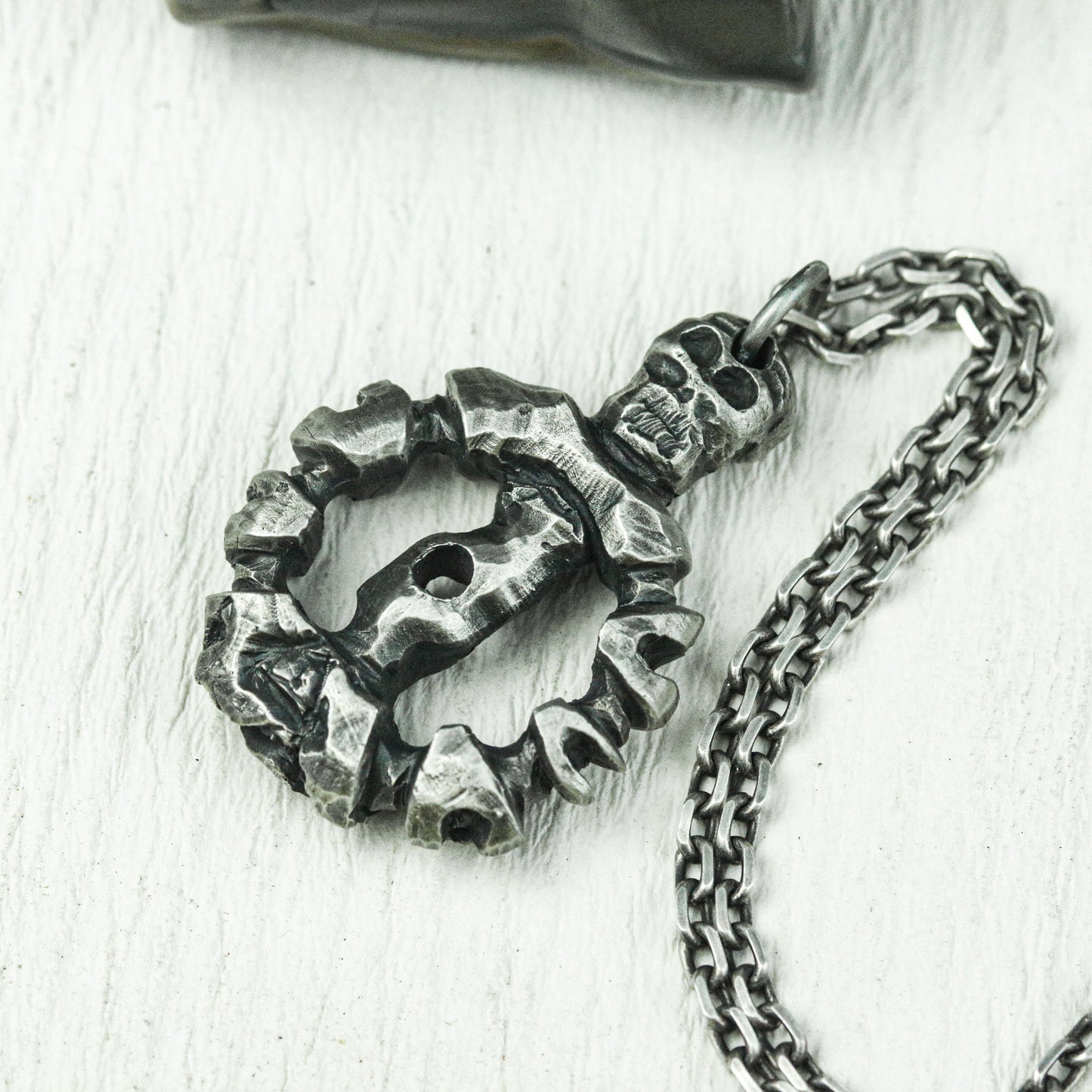Gear of Fate Steampunk Pendant - Handcrafted in 925 Silver