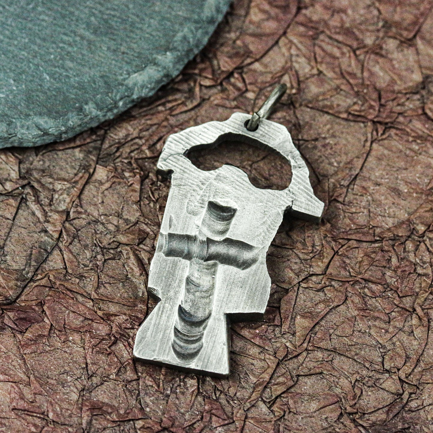 Faceless Wanderer Pendant - 925 Silver Handcrafted
