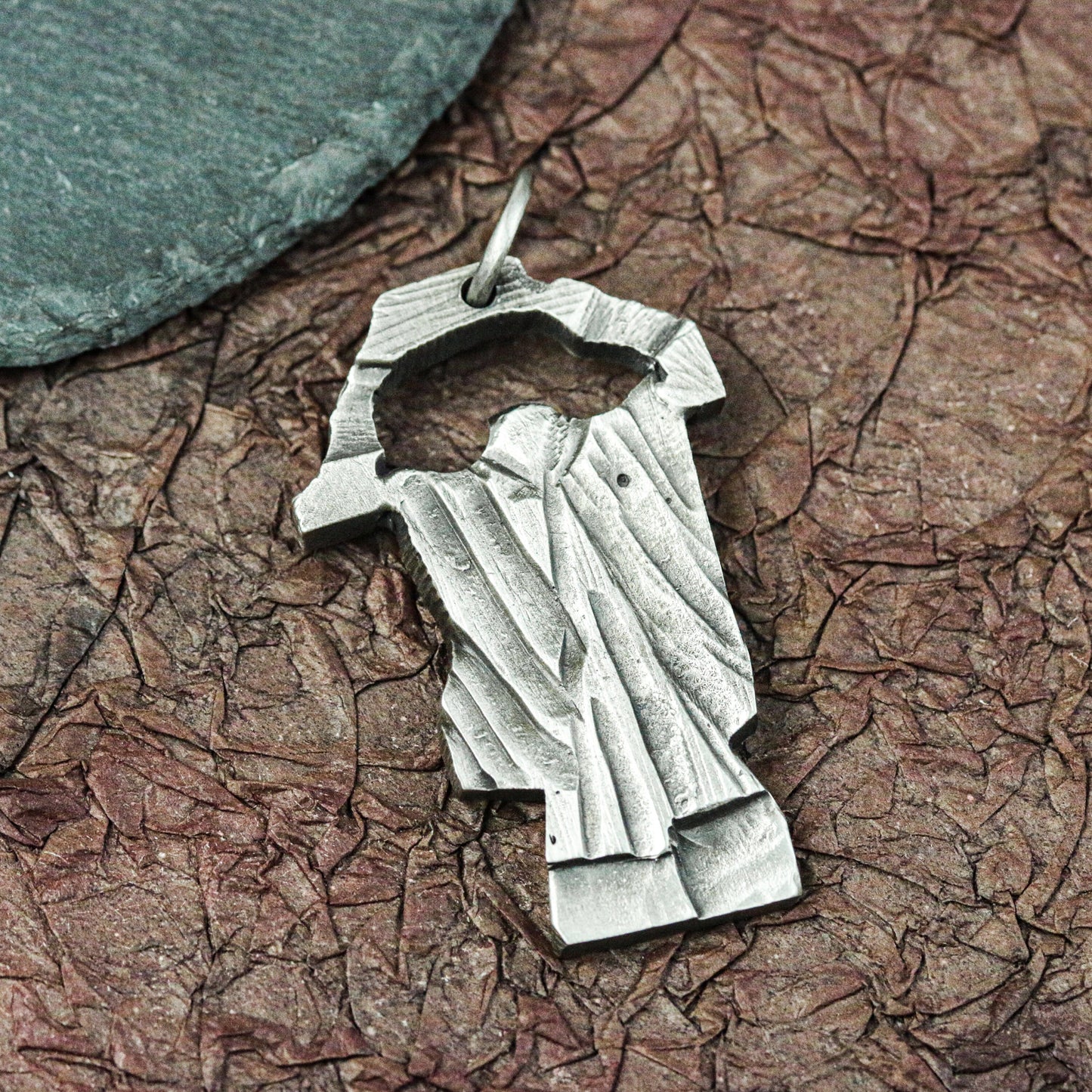 Faceless Wanderer Pendant - 925 Silver Handcrafted