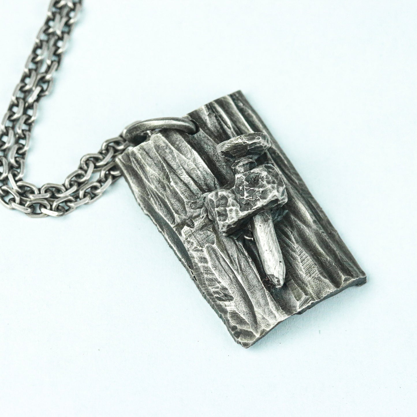 Judgment Tarot Card Pendant - Handcrafted in 925 Silver