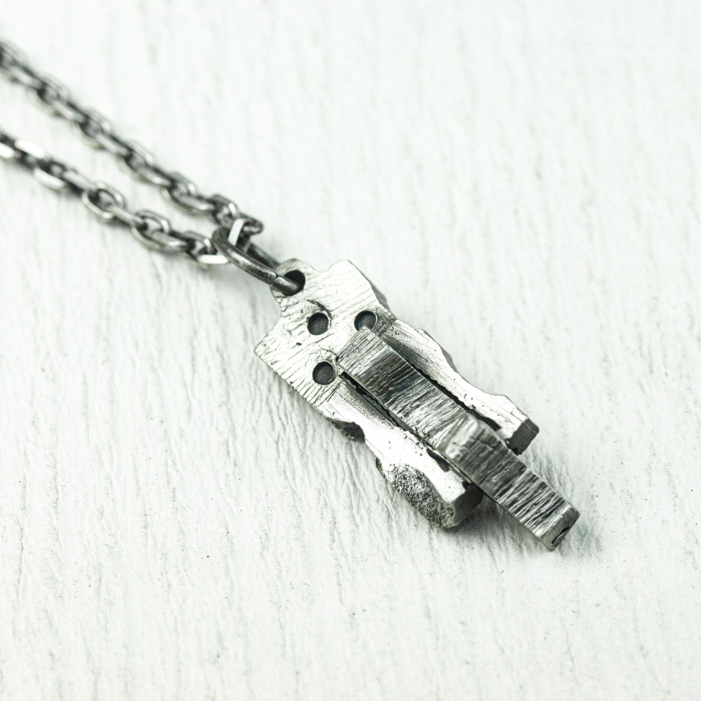 Crossed Daggers Warrior Pendant - Artisan Crafted in 925 Silver