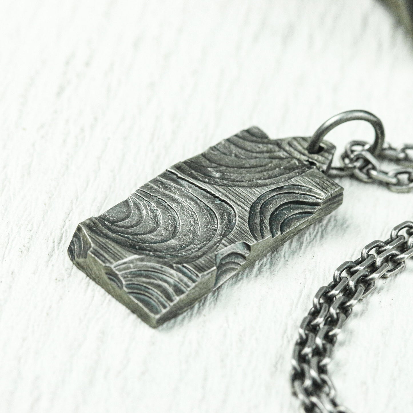 Mystic Swirl Rune Amulet - Artisan Crafted in 925 Silver