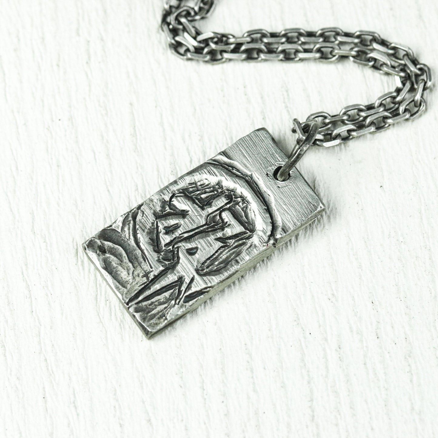 Sacred Templar Shield Pendant - Handcrafted in 925 Silver