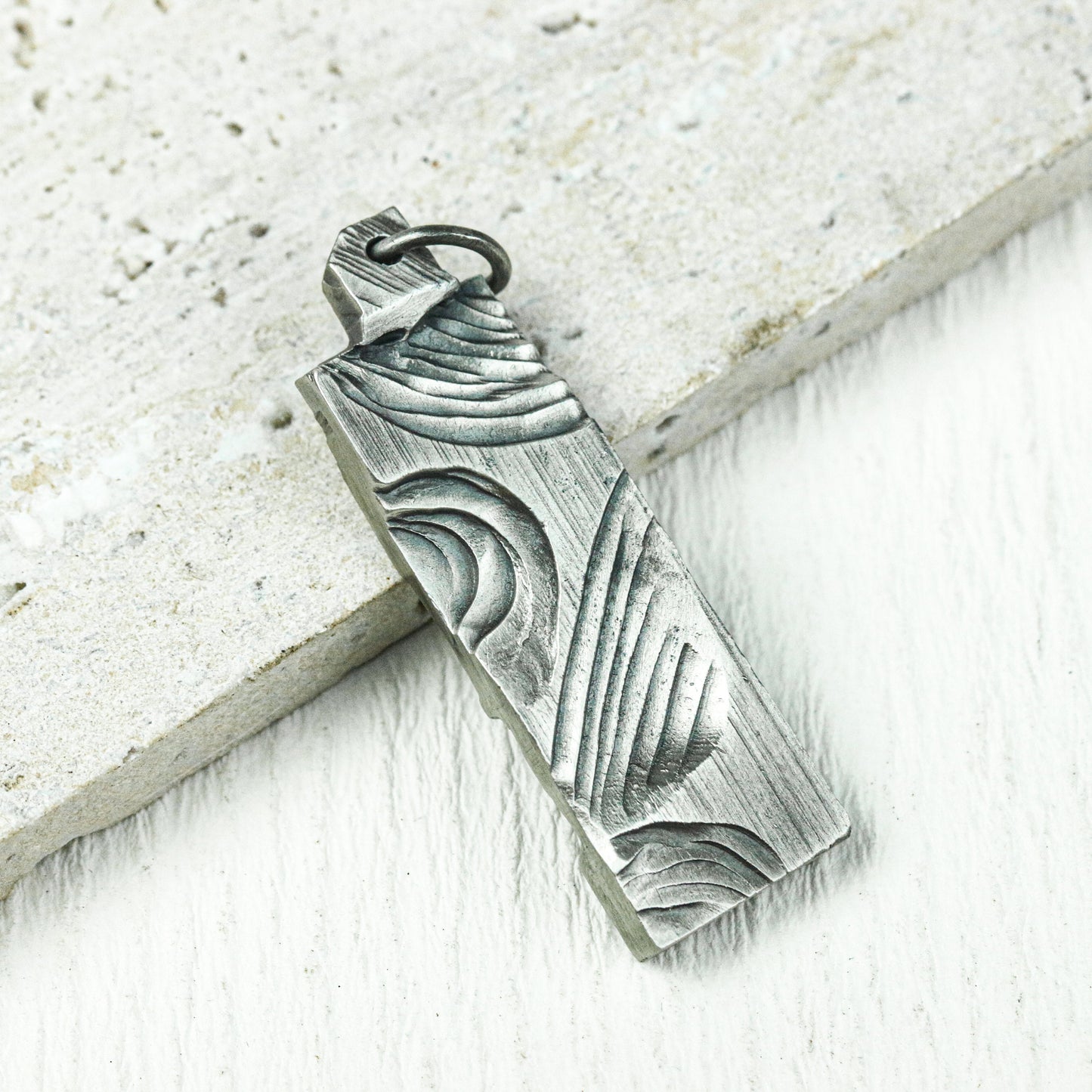 Erosion Relic Pendant - 925 Silver Handcrafted