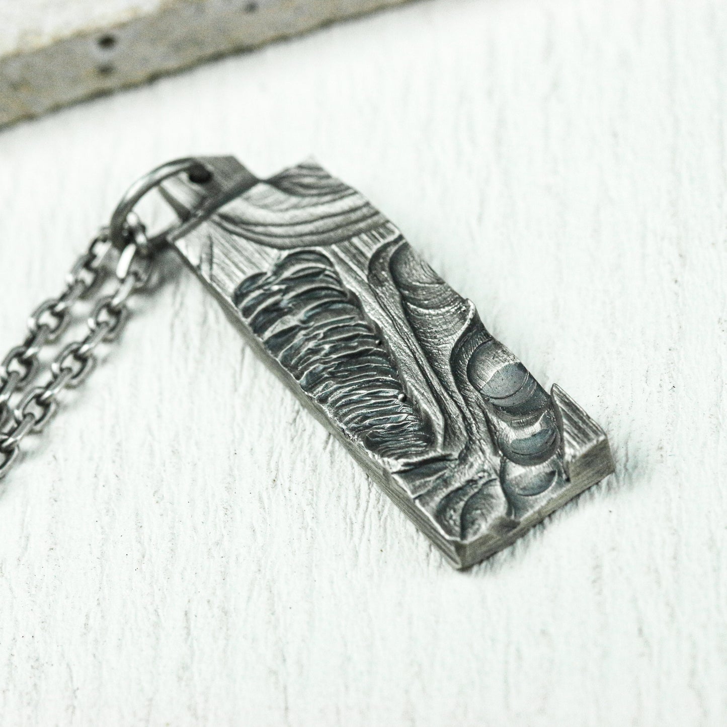 Erosion Relic Pendant - 925 Silver Handcrafted