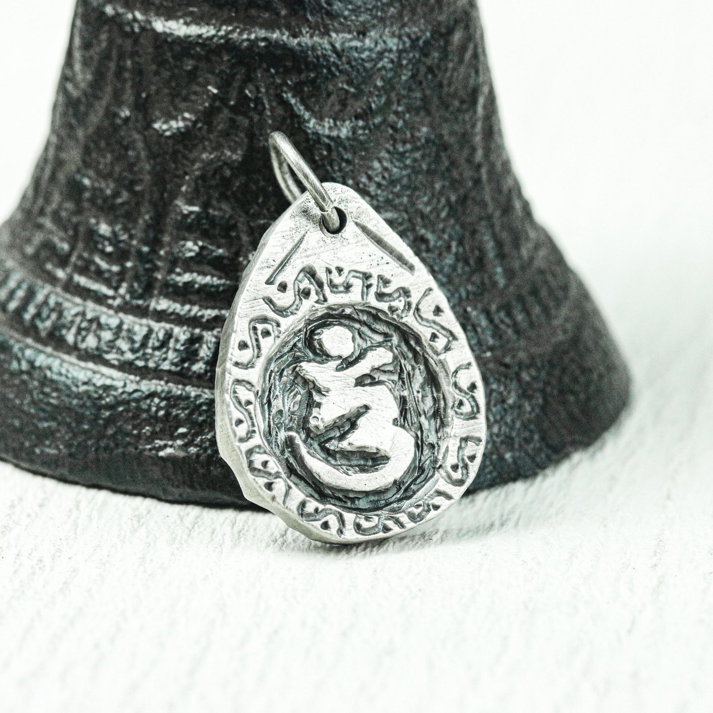 Dragon Emblem Crest Pendant - Handcrafted in 925 Silver
