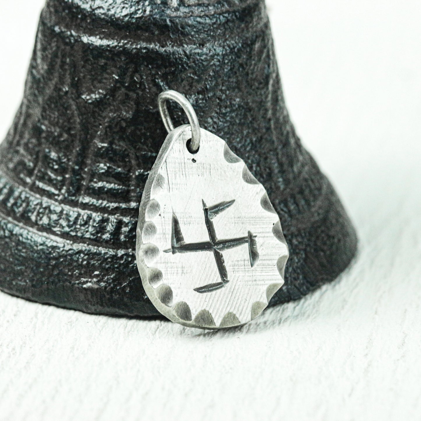 Dragon Emblem Crest Pendant - Handcrafted in 925 Silver