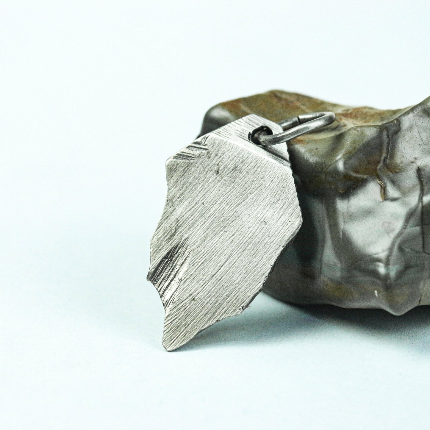 Celestial Impact Relic Pendant - Handcrafted in 925 Silver