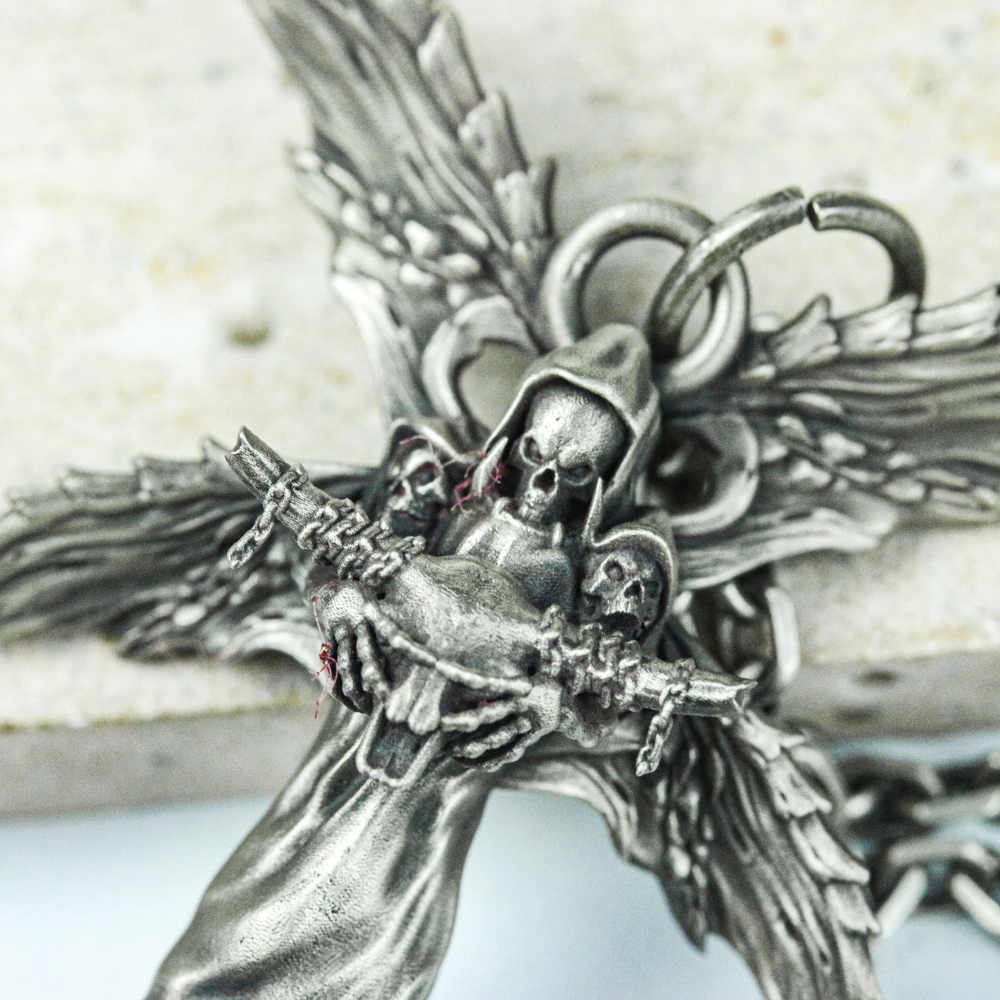 Archangel Protector Pendant - Artisan Crafted in 925 Silver