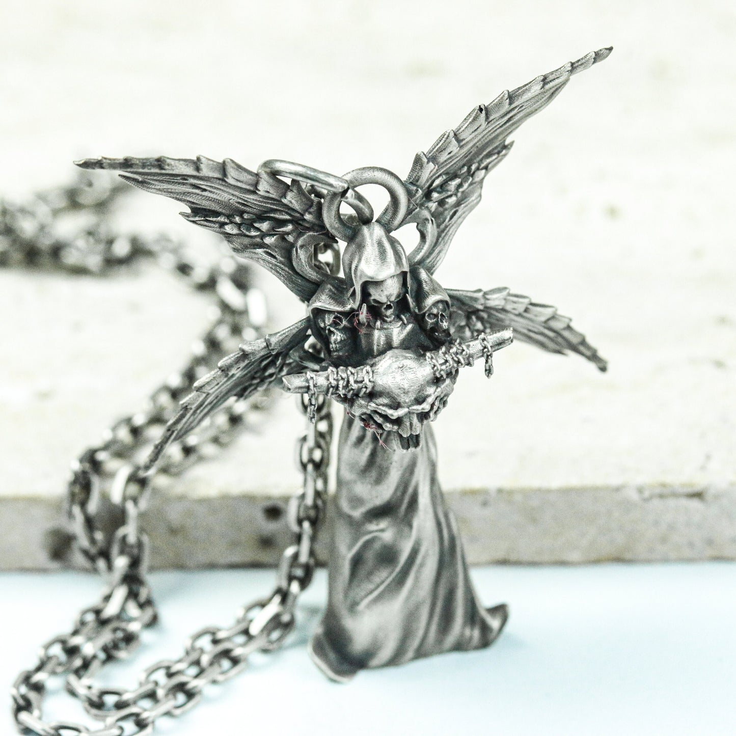 Archangel Protector Pendant - Artisan Crafted in 925 Silver