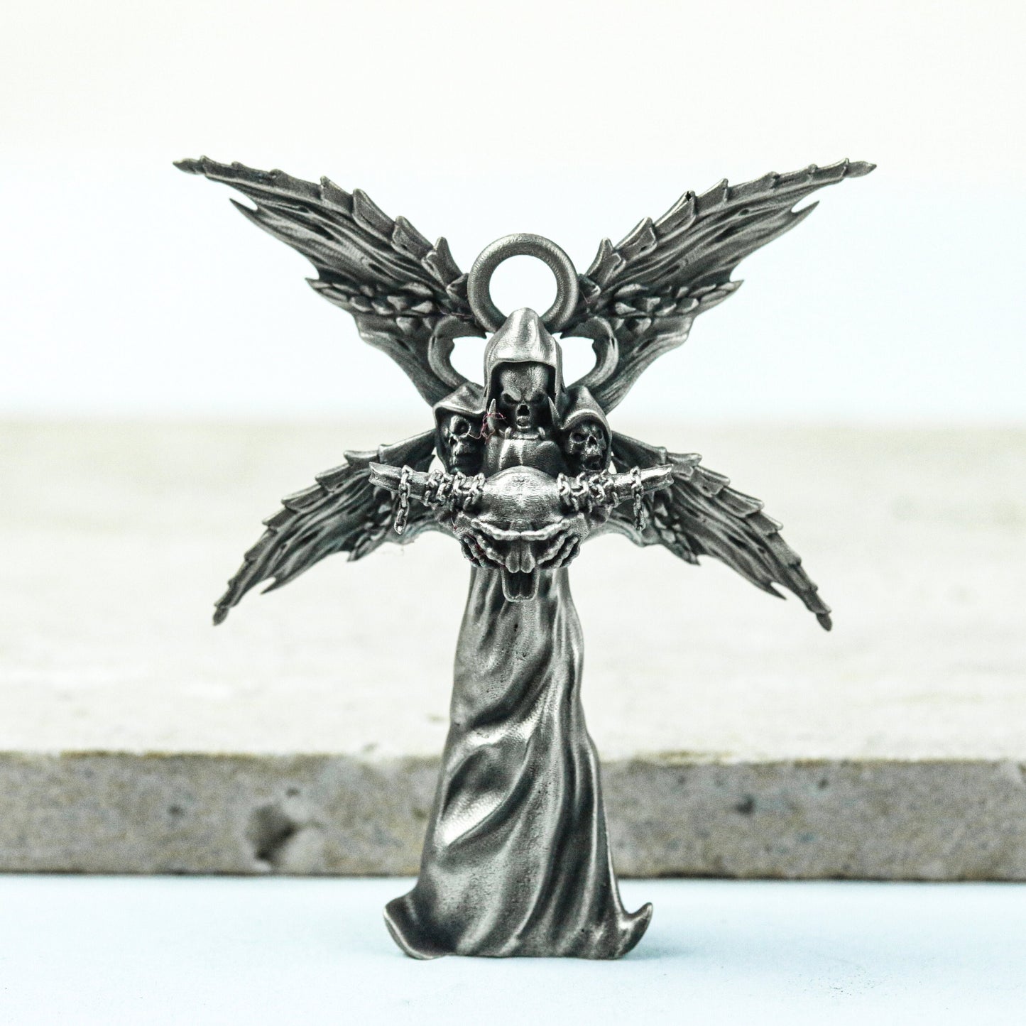 Archangel Protector Pendant - Artisan Crafted in 925 Silver