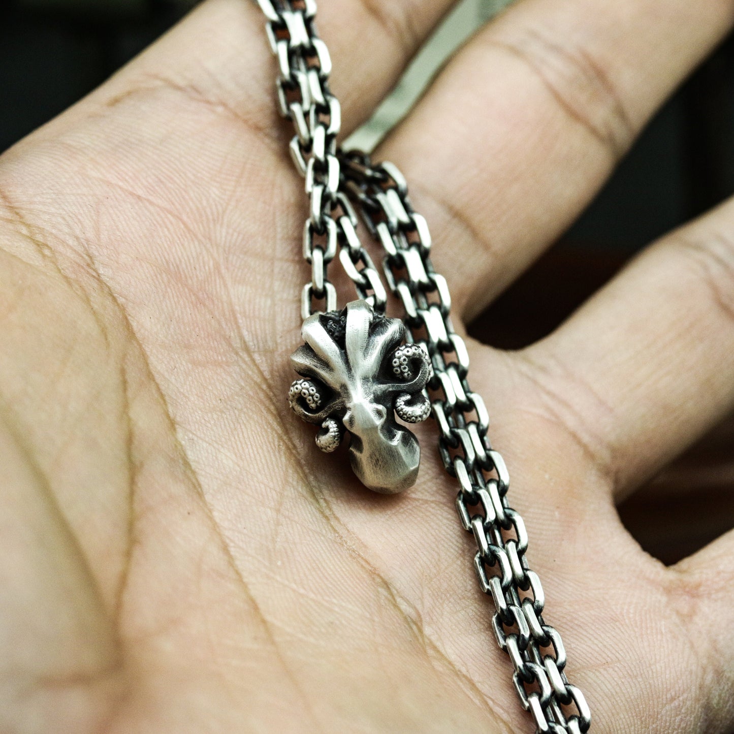 Octopus Pendant ¨C 925 Silver Handmade