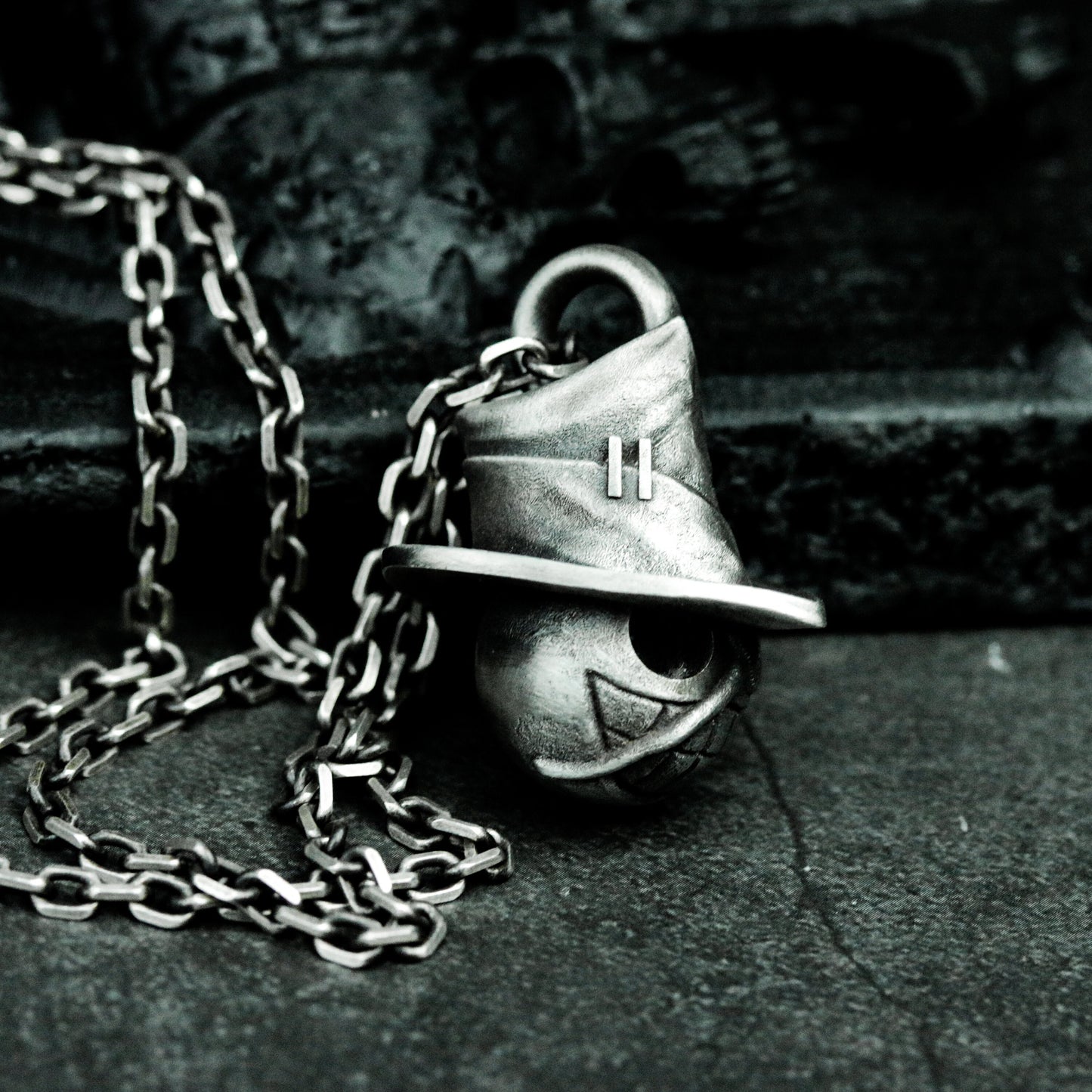 Witch Hat Pendant - 925 Silver Handmade Magic Charm