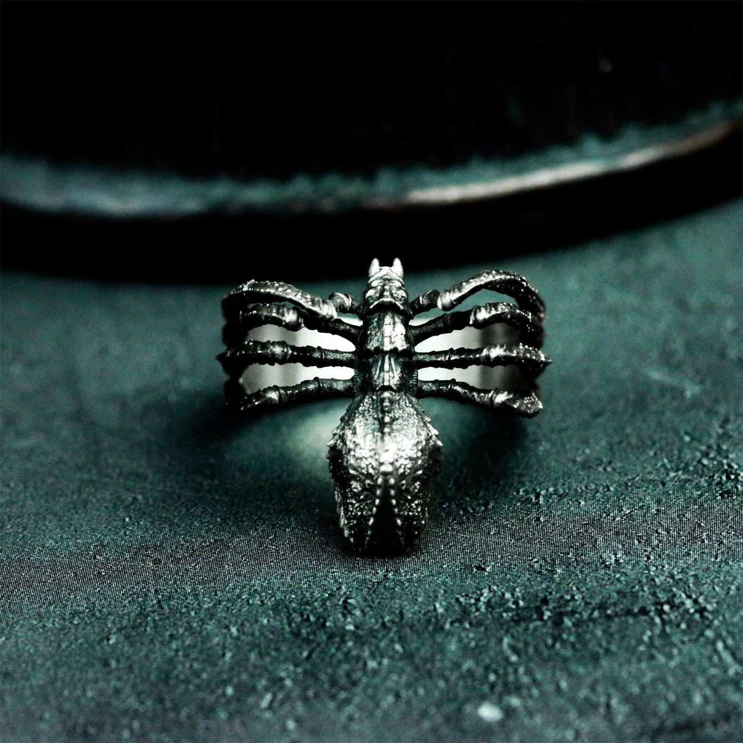 Spider¡¯s Embrace Ring - 925 Silver Handmade