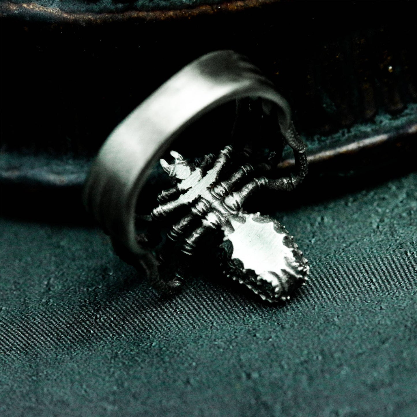 Spider¡¯s Embrace Ring - 925 Silver Handmade