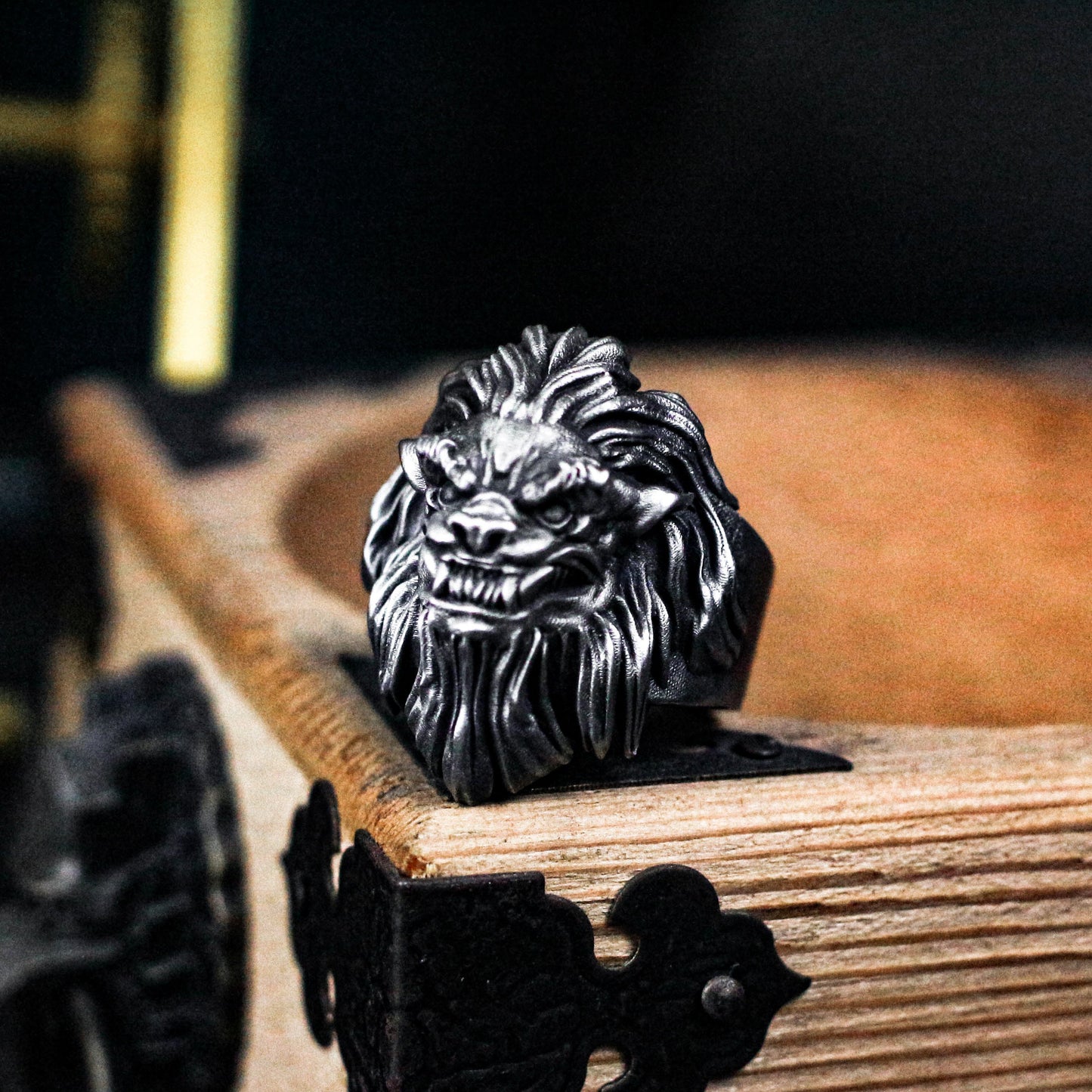 Lion Territory Ring ¨C Handmade 925 Silver Alpha Beast Band