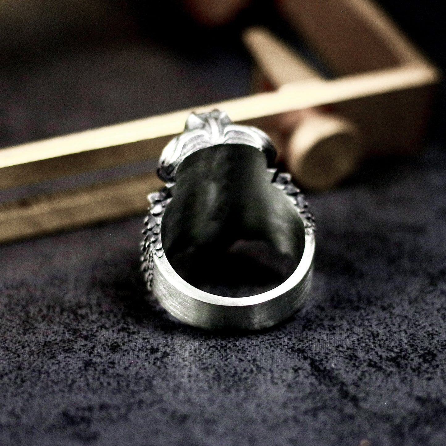 Cobra Head Ring - 925 Sterling Silver Handmade Bold