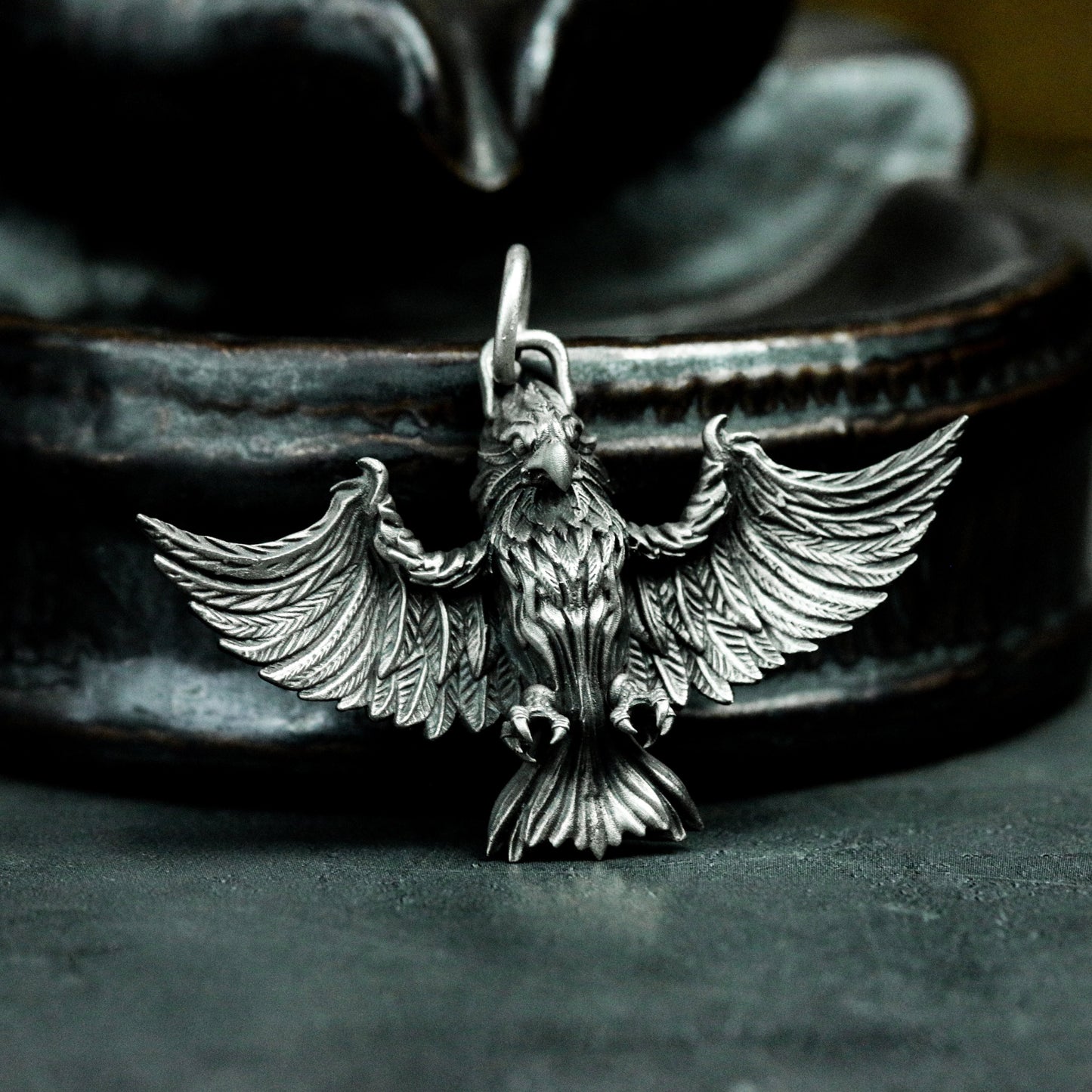 Winged Demon Pendant ¨C 925 Silver Handmade