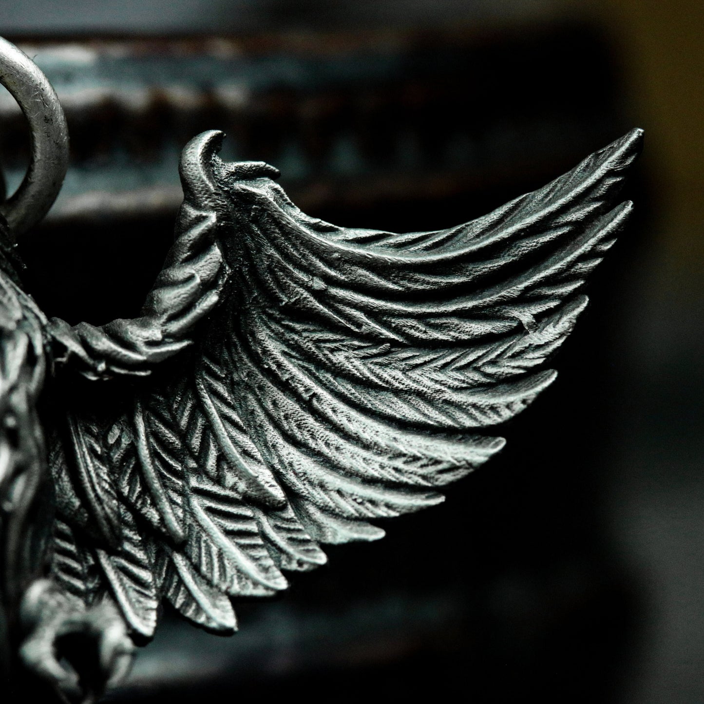 Winged Demon Pendant ¨C 925 Silver Handmade