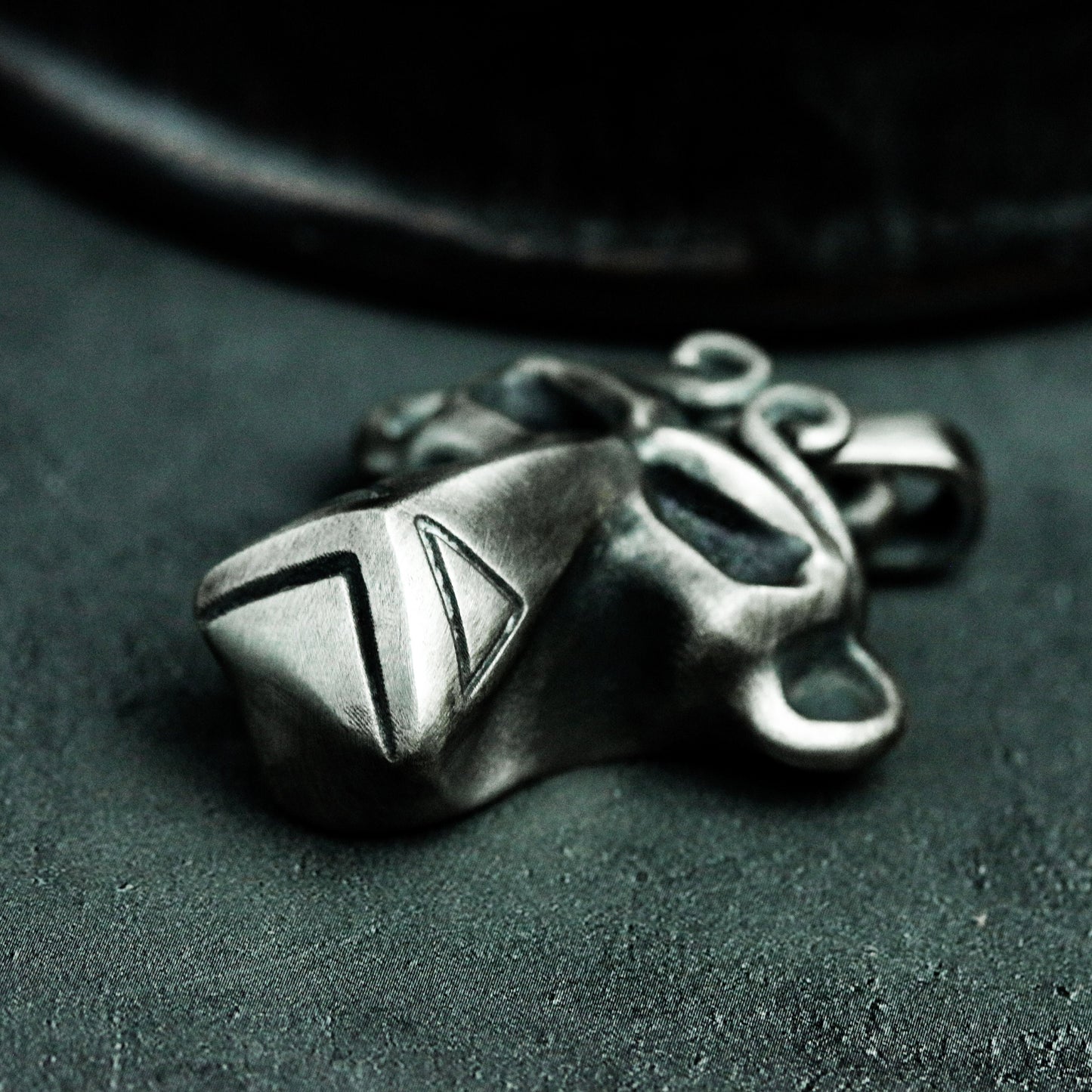 Dark Wukong Ape Pendant - 925 Sterling Silver Handmade Mystic