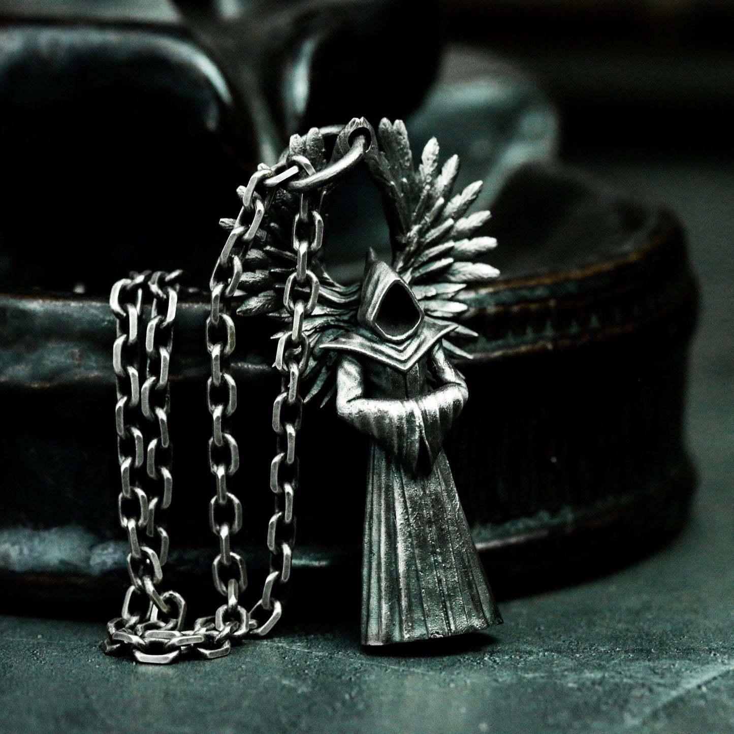 Angel of Death Pendant ¨C 925 Silver Handmade