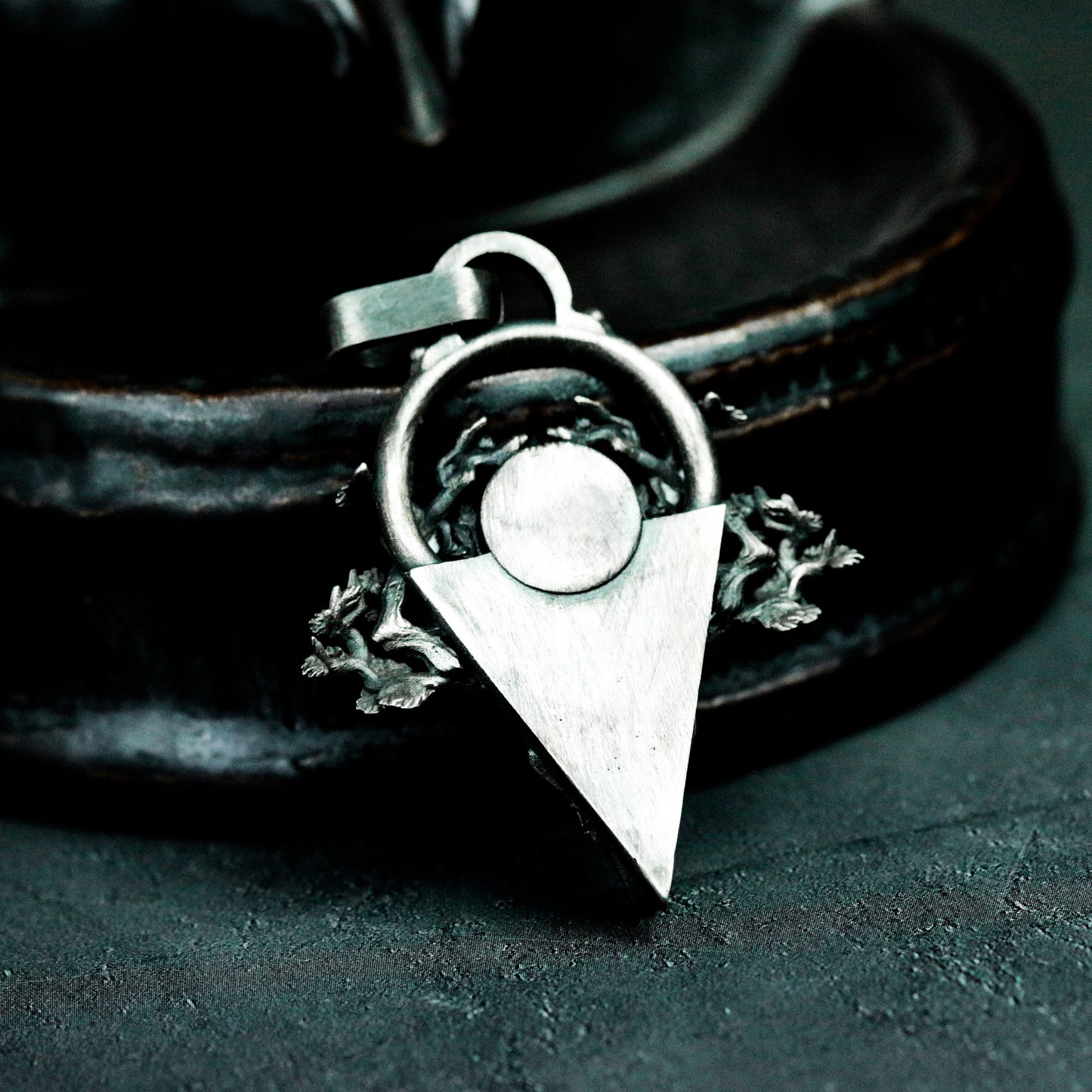 Totem Deer Eye Pendant - 925 Silver Handmade