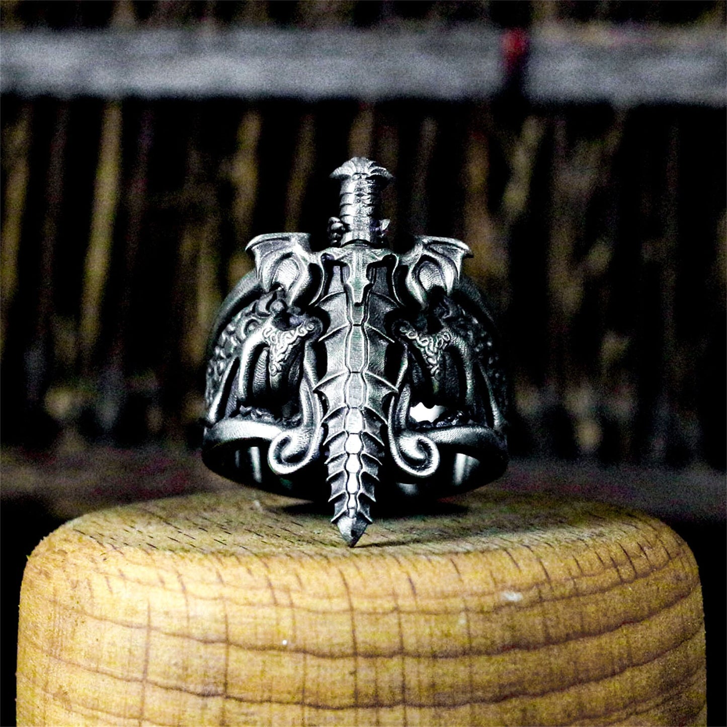 Angel's Sword Ring ¨C Handmade 925 Silver Holy Blade Band