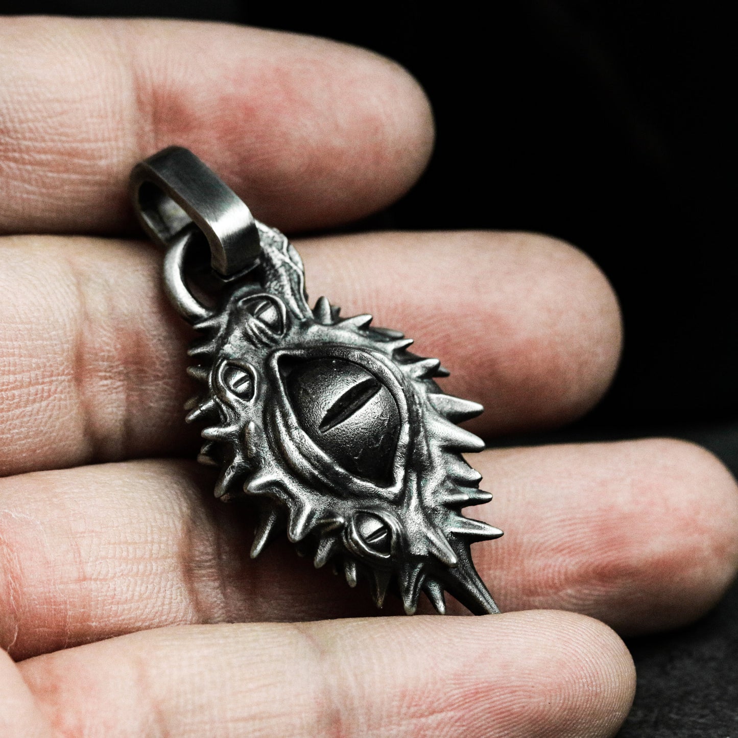 All-Seeing Eye Pendant ¨C 925 Silver Handmade