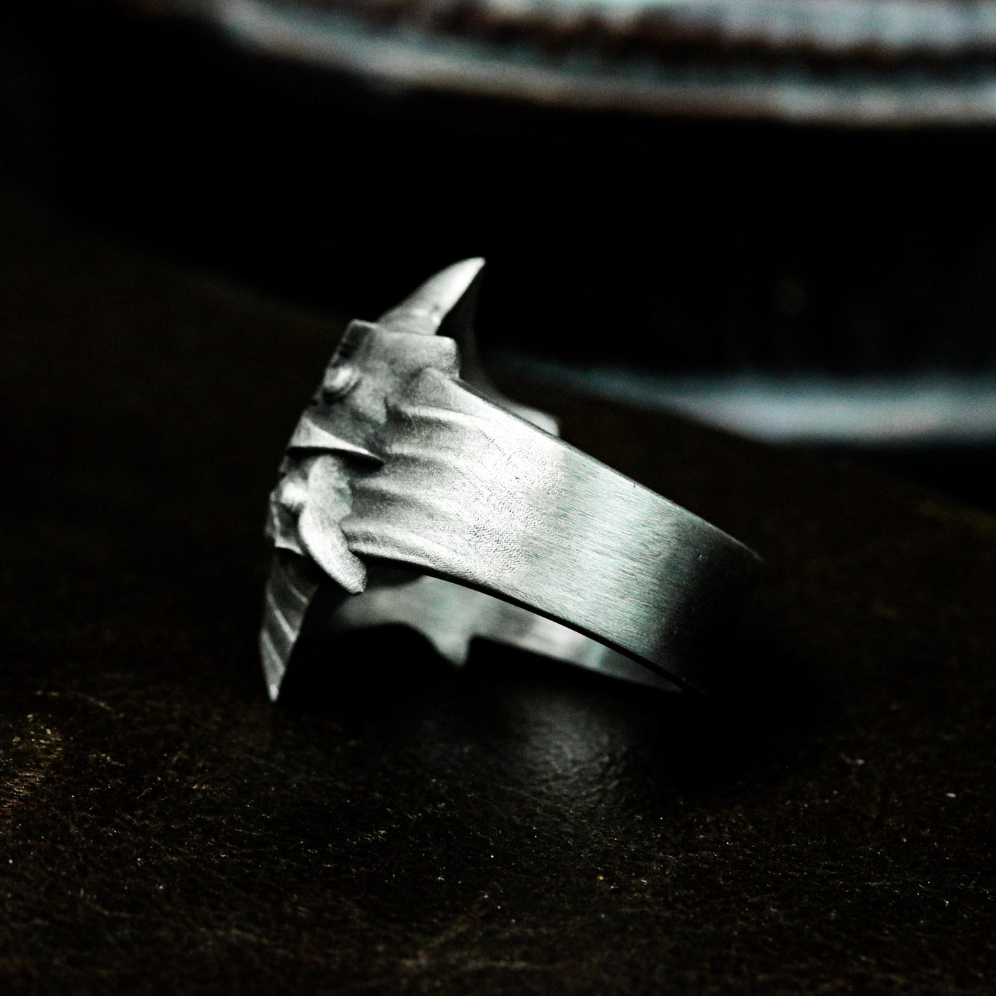 Gear Star Ring ¨C Handmade 925 Silver Steampunk Core Band