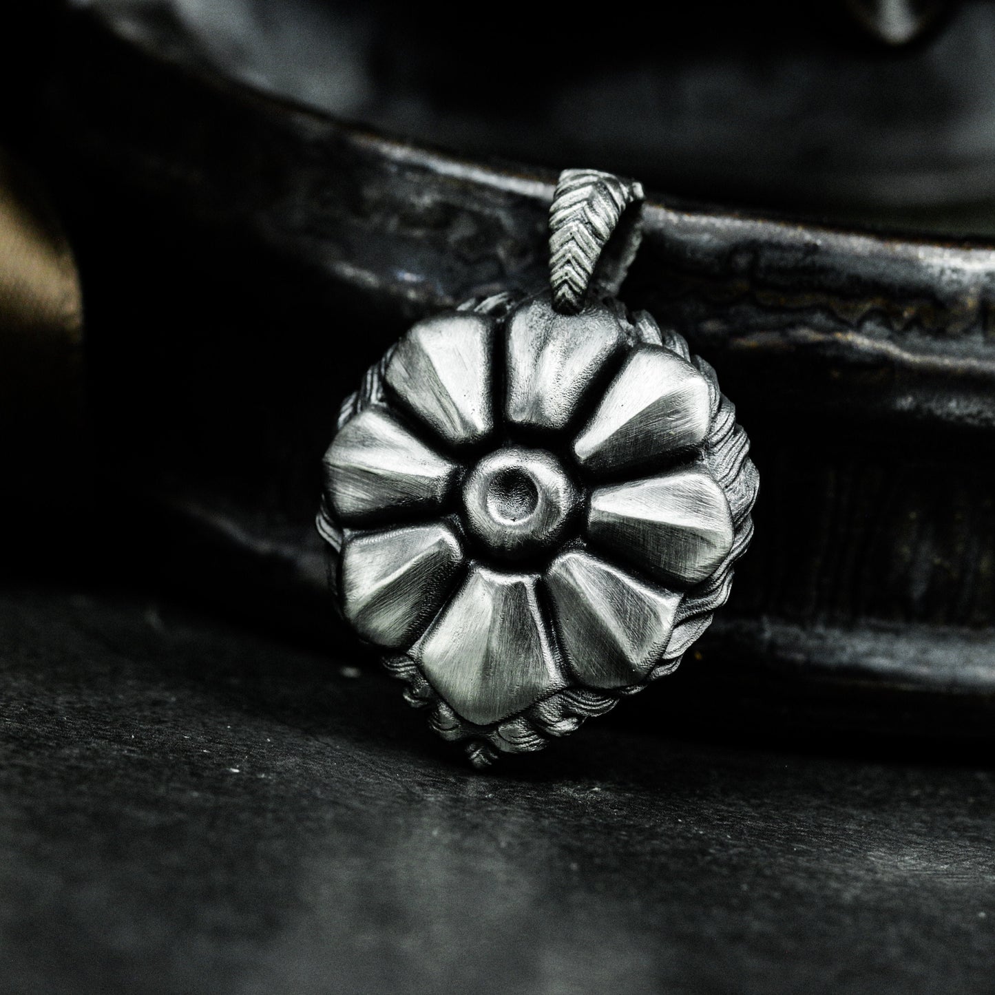 Beast Head Heart Pendant ¨C 925 Silver Handmade