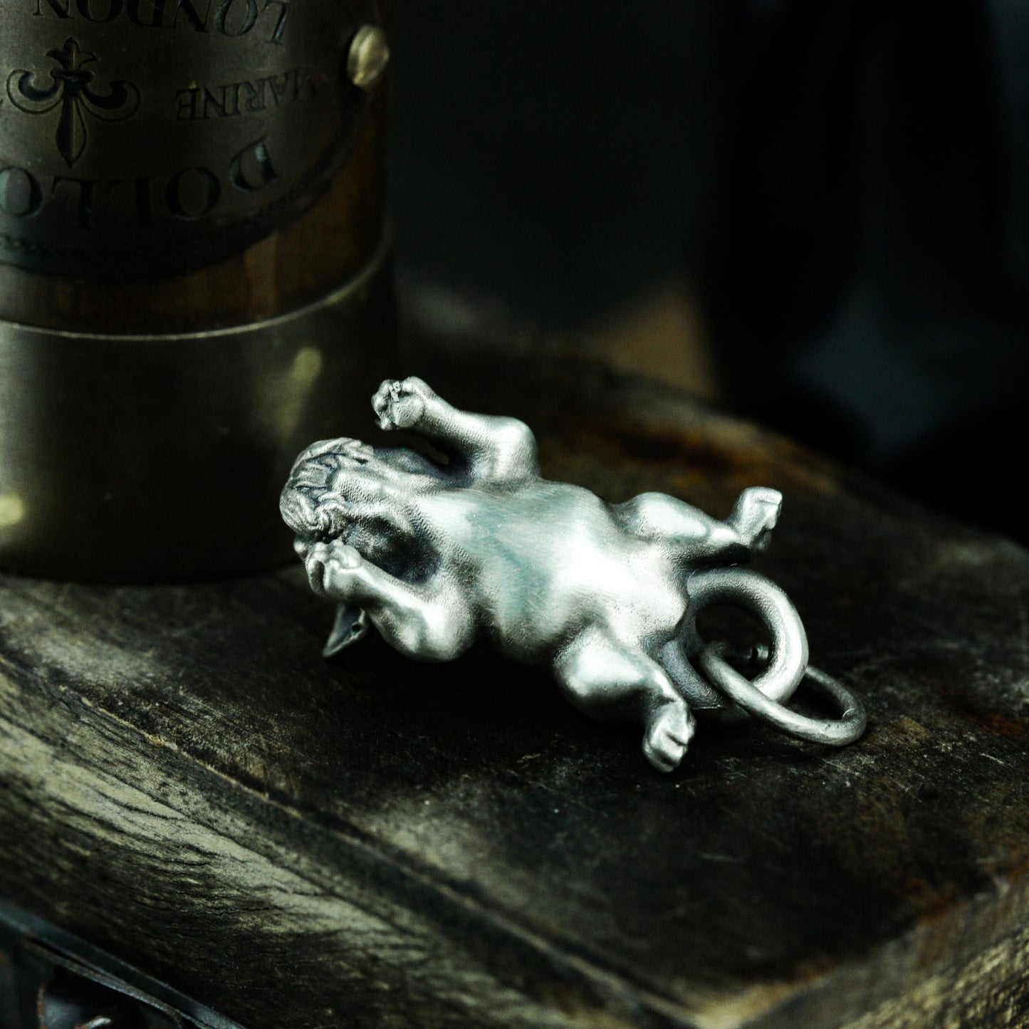 French Bulldog Pendant ¨C 925 Silver Handmade