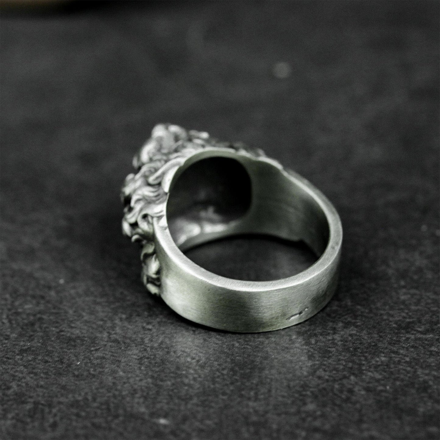 David Sculpture Ring - 925 Silver Handmade Classical Art