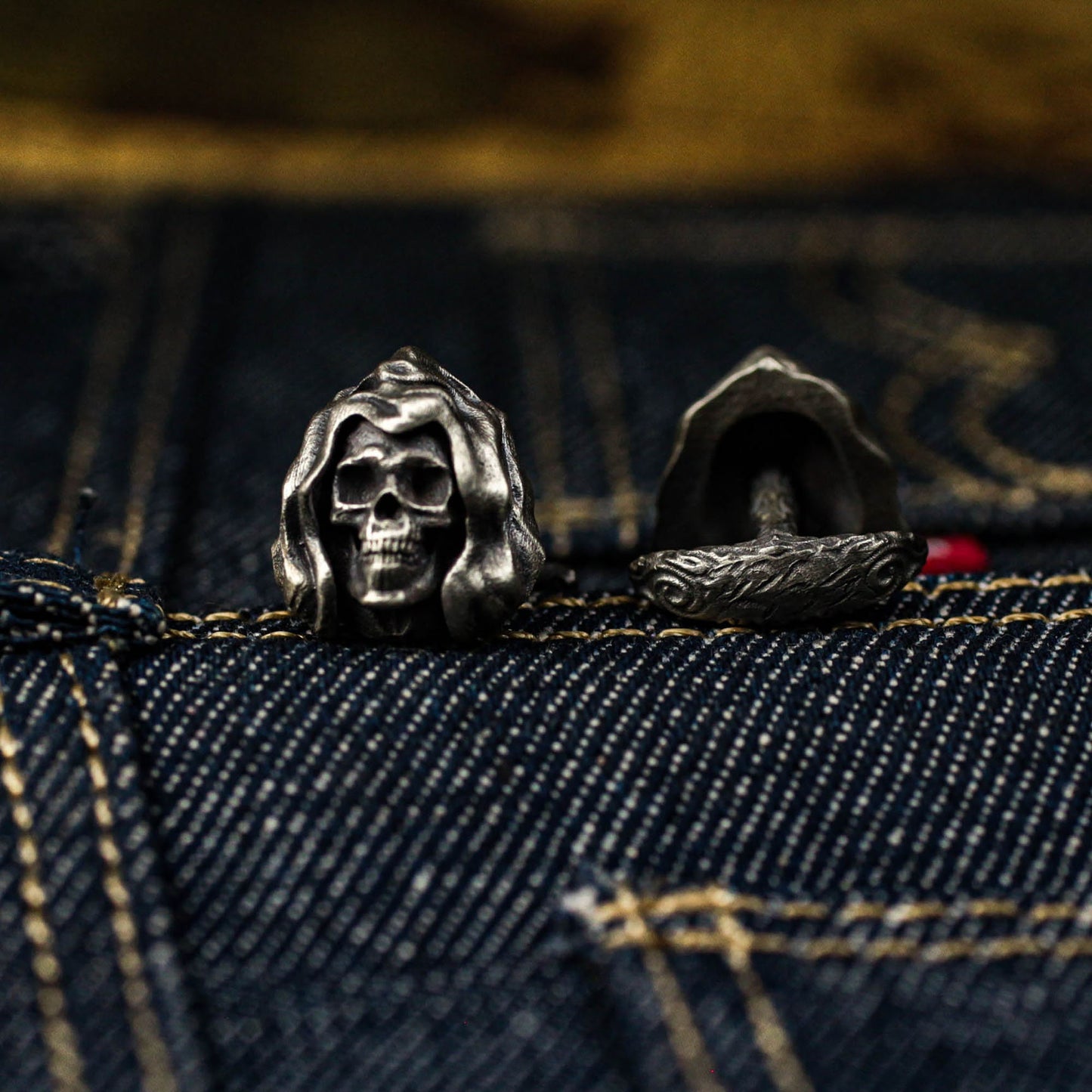 Reaper of Souls Cufflinks - Handmade 925 Silver