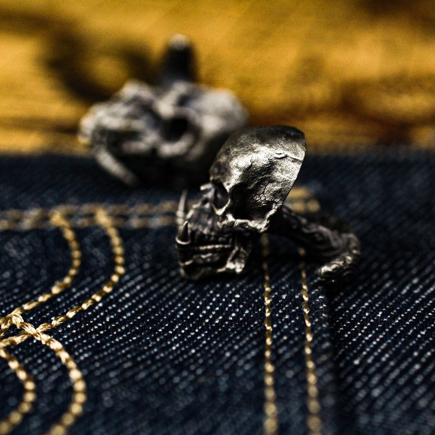 Orc Warrior Cufflinks - Handmade 925 Sterling Silver