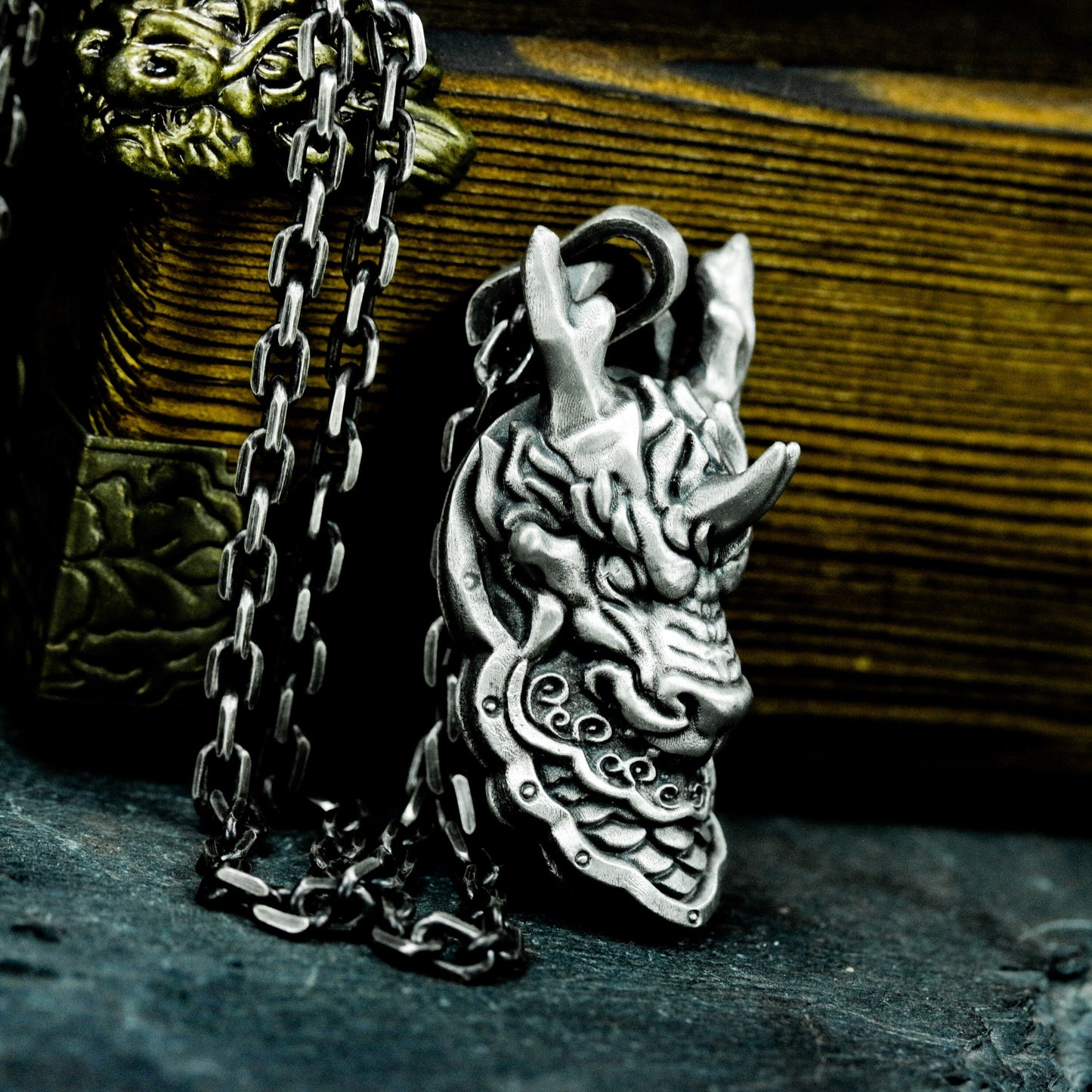 Azure Dragon Pendant ¨C 925 Sterling Silver Handmade