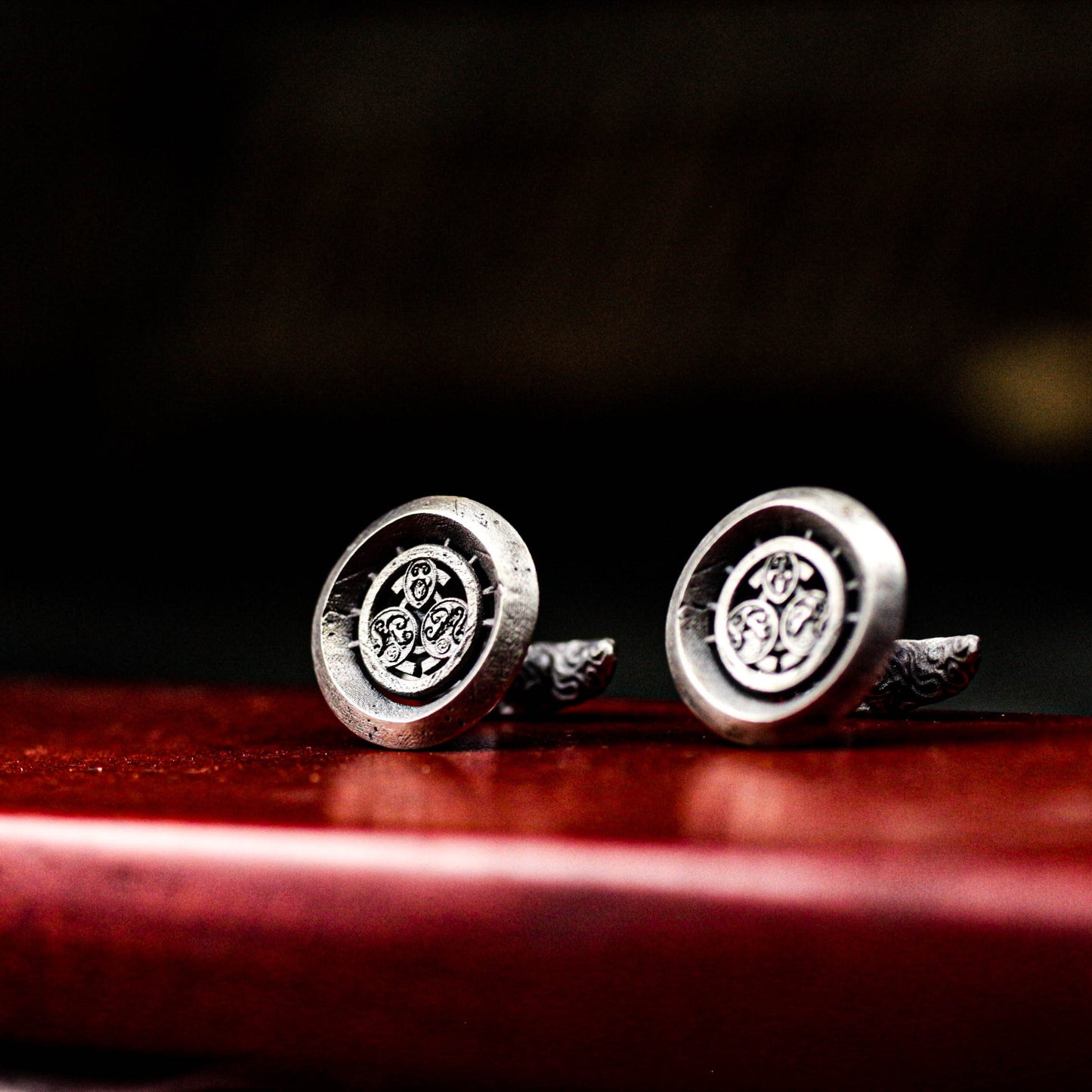 Star Cosmos Cufflinks - 925 Sterling Silver Handmade