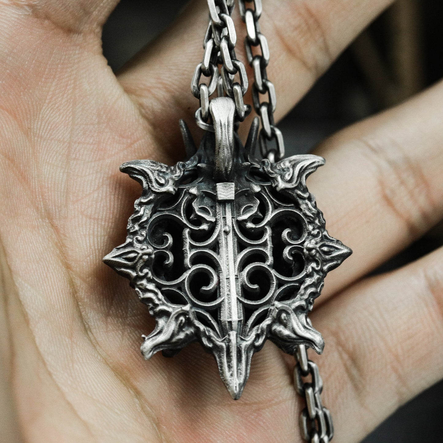 Dragon Head Ring ¨C 925 Silver Handmade