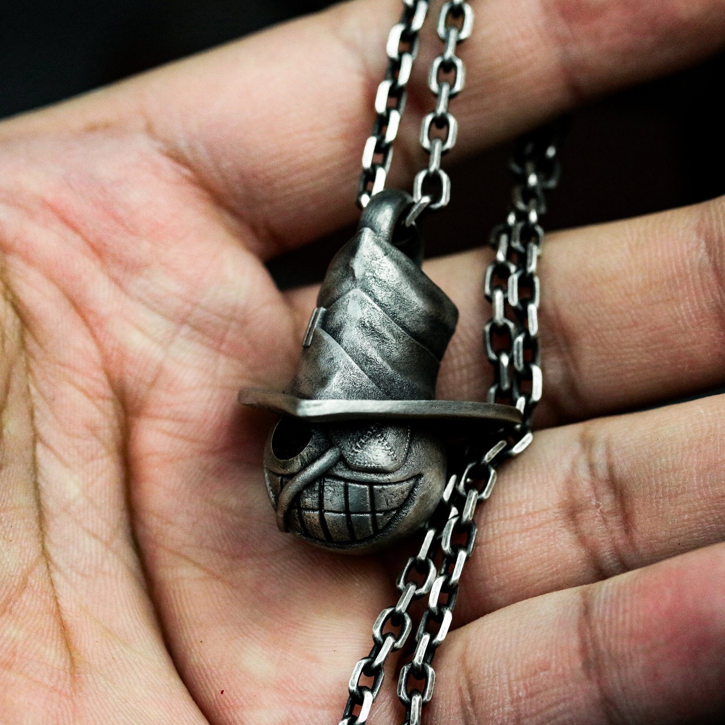 Witch Hat Pendant - 925 Silver Handmade Magic Charm