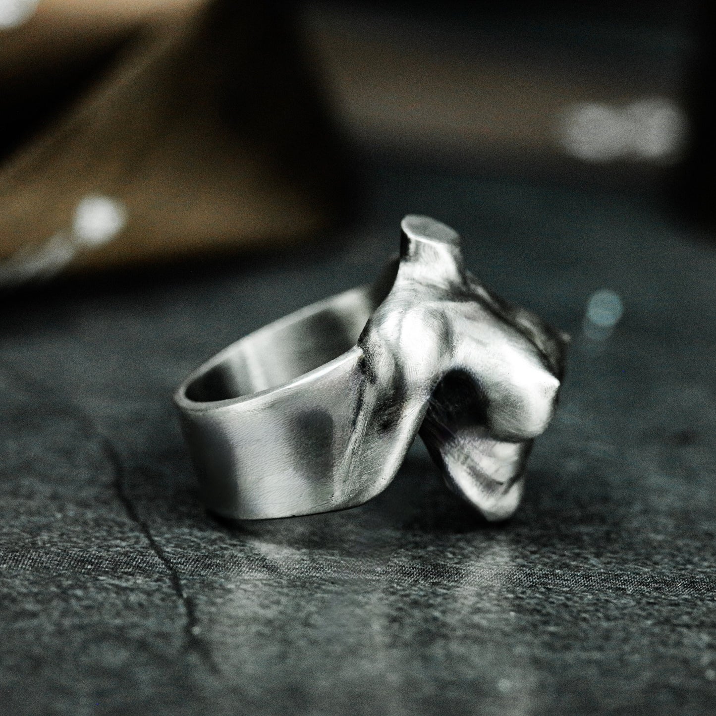 Nude Bodybuilder Ring - 925 Silver Handmade