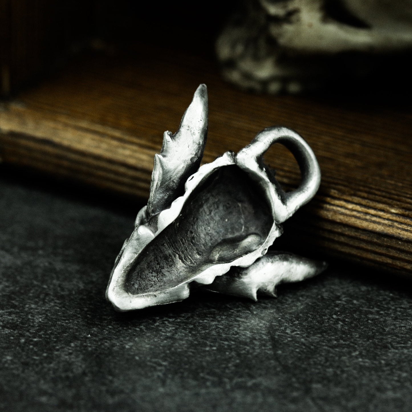 Snarling Beast Pendant ¨C 925 Silver Handmade