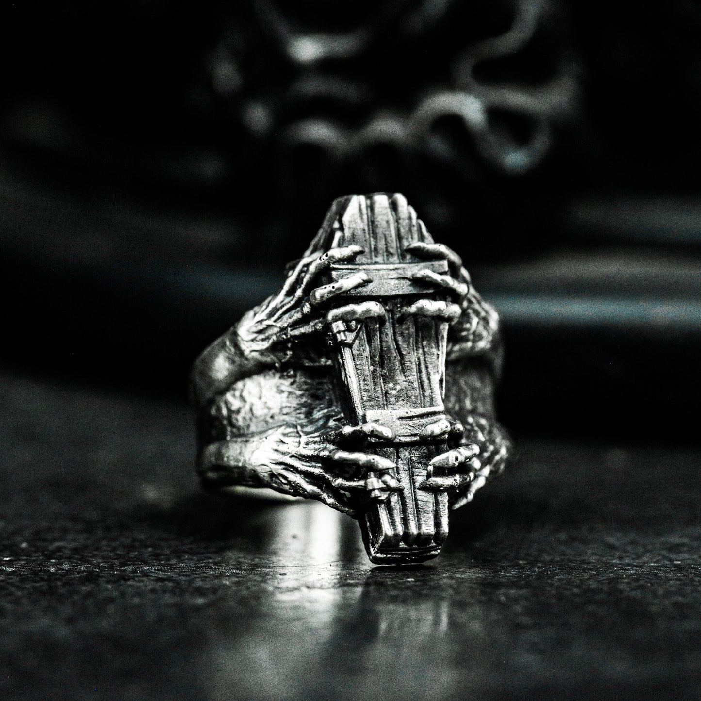 Mummy Pharaoh Ring ¨C 925 Sterling Silver Handmade