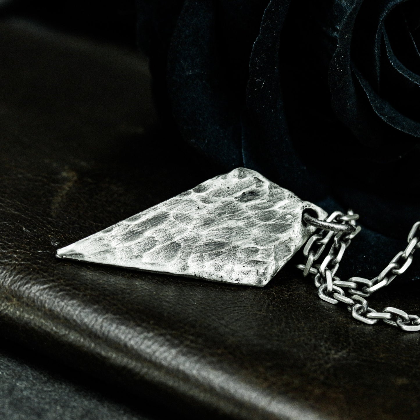 Shard of Light Pendant ¨C 925 Sterling Silver Handmade