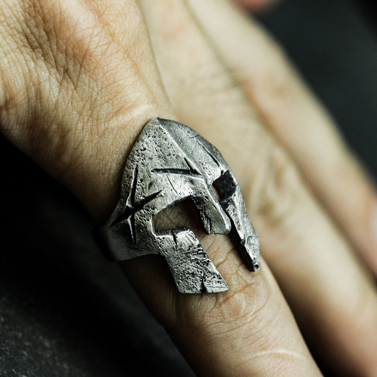 Spartan Warrior Ring - 925 Silver Handmade