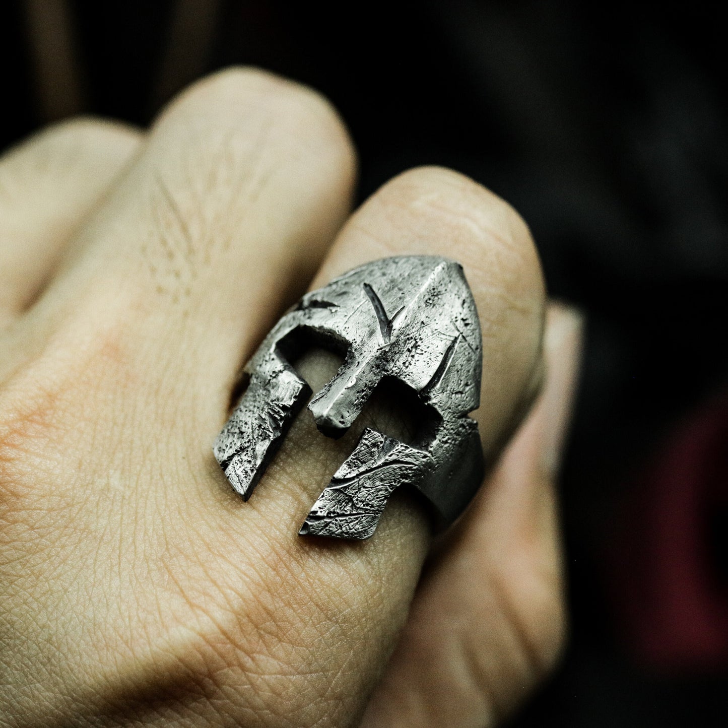 Spartan Warrior Ring - 925 Silver Handmade