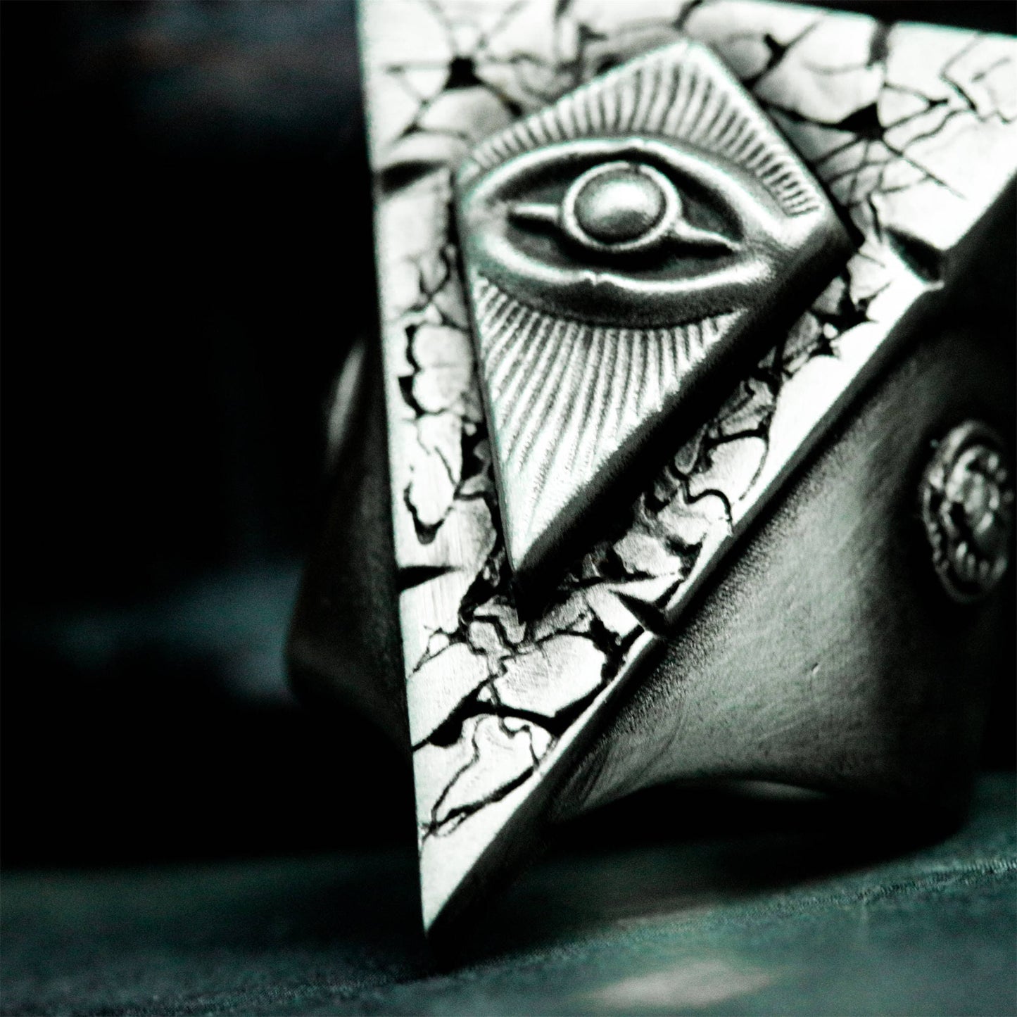 All-Seeing Triangle Ring ¨C 925 Silver Handmade