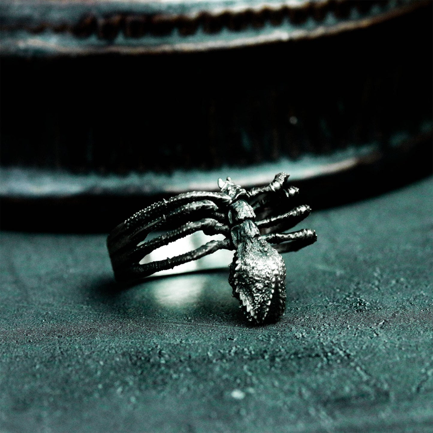 Spider¡¯s Embrace Ring - 925 Silver Handmade
