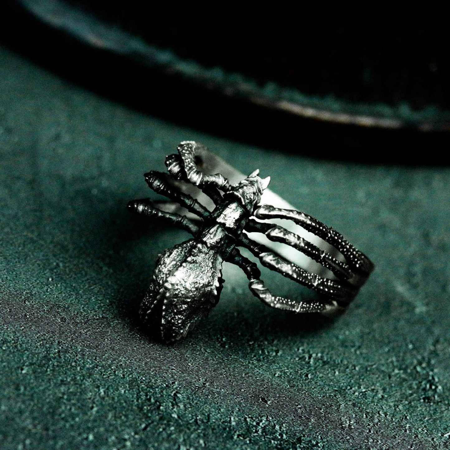 Spider¡¯s Embrace Ring - 925 Silver Handmade