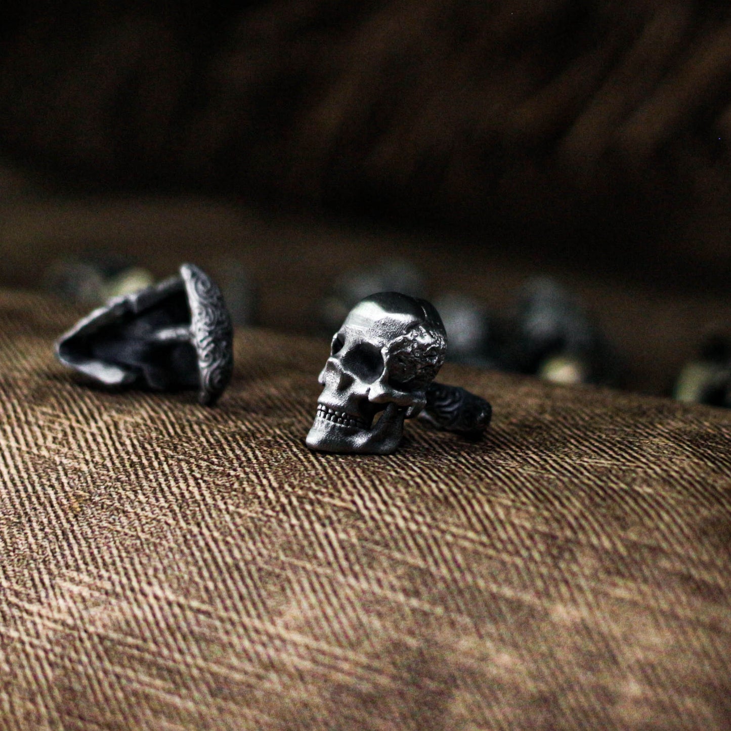Skull Cufflinks - 925 Silver Handmade