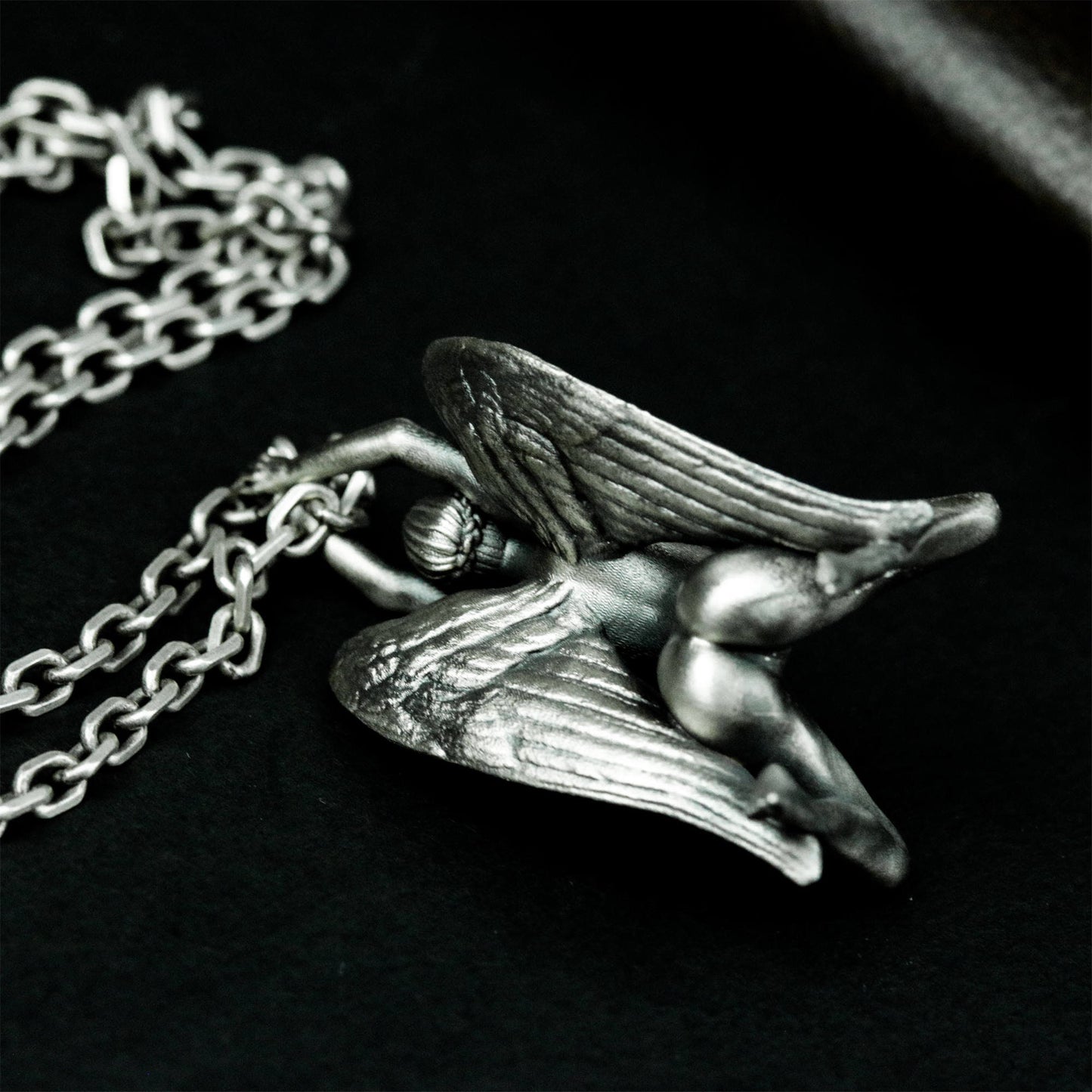 Fallen Angel Pendant ¨C 925 Silver Handmade
