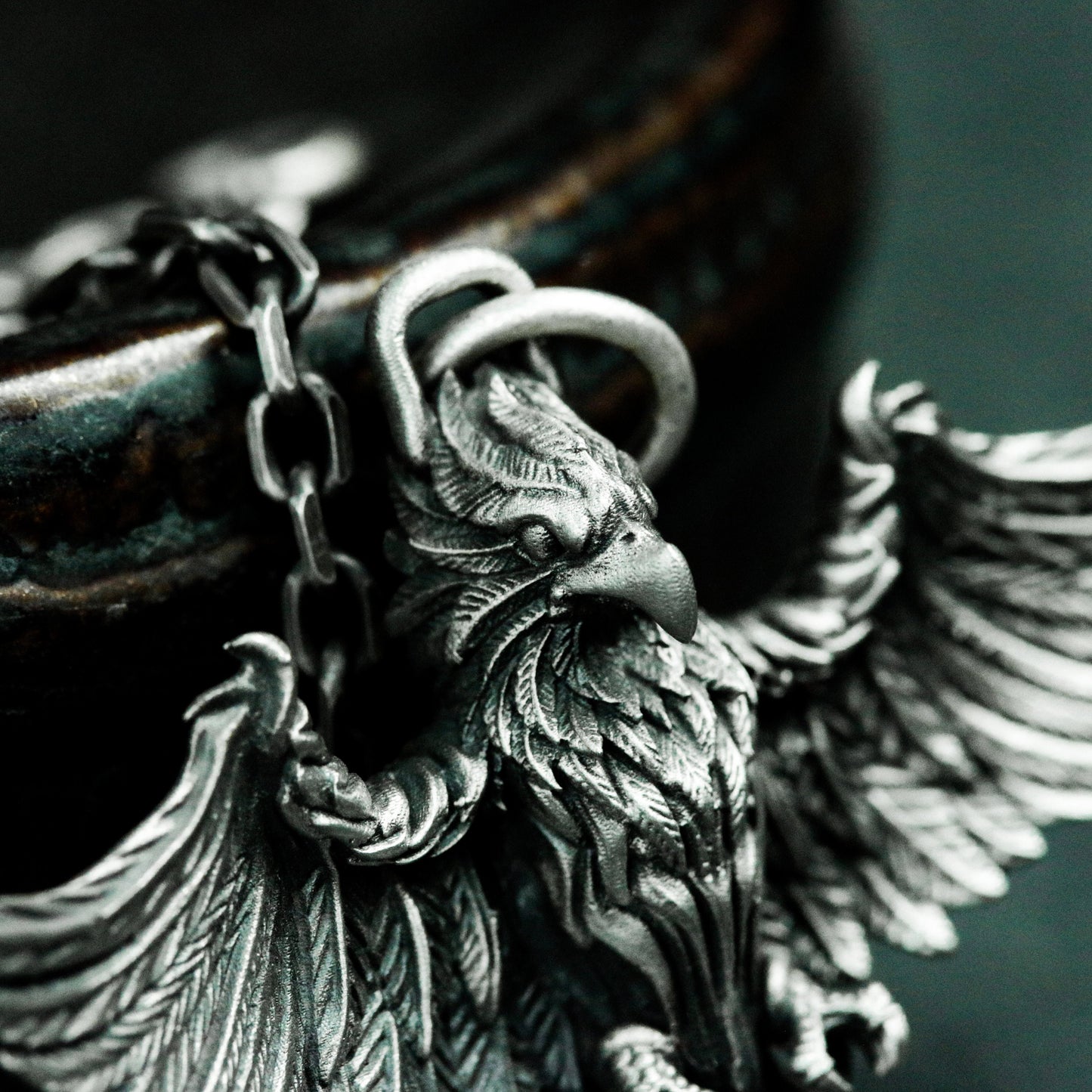 Winged Demon Pendant ¨C 925 Silver Handmade